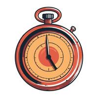 chronometer, timer instrument of measurement icon isolated vector