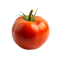 Fresh ripe red tomato on a transparent background png