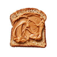 Peanut Butter Spread on Toasted Bread png