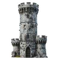 Castle tower isolated on transparent background png