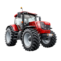 Generated Ai tractor on white png