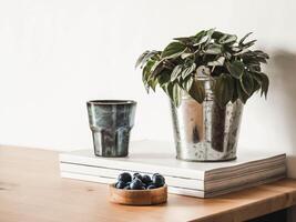 Home still life from various decorative items photo