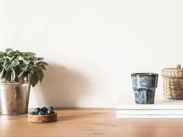Home still life from various decorative items photo