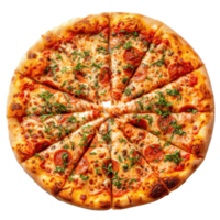 Pizza in box on transparency background png