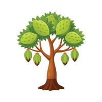 Beautiful Single Big Tree Illustration vector