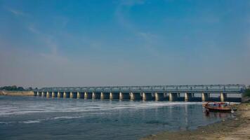 Image of bridge over the river photo