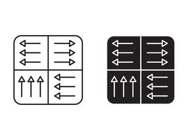 Cuneiform outline icon collection or set. Cuneiform Thin line art vector