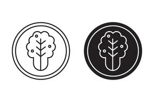 Kimchi outline icon collection or set. Kimchi Thin line art vector