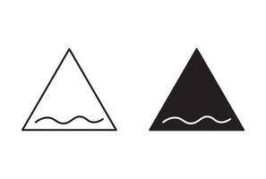 rough road Outline Icon drawing set. rough road for app web use vector