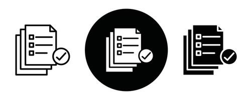 Compliance outline icon collection or set. Compliance Thin line art vector