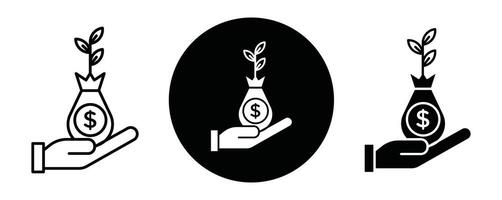 Compensation outline icon collection or set. Compensation Thin line art vector