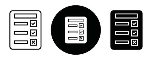 Guidelines outline icon collection or set. Guidelines Thin line art vector