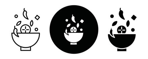 Ingredients mix outline icon collection or set. Ingredients mix Thin line art vector