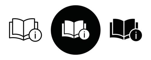 Instruction outline icon collection or set. Instruction Thin line art vector