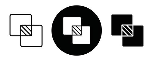 Opacity outline icon collection or set. Opacity Thin line art vector