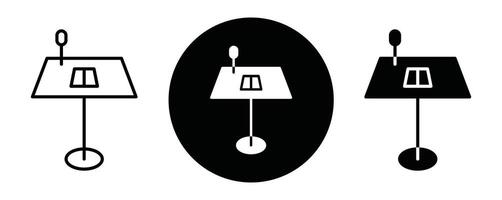 Keynote presentation outline icon collection or set. Keynote presentation Thin line art vector