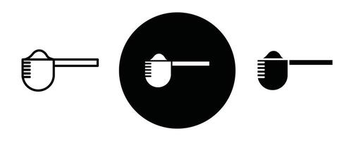 Scoop outline icon collection or set. Scoop Thin line art vector