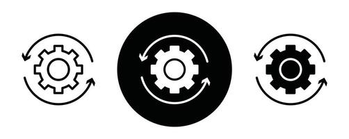 Recovery outline icon collection or set. Recovery Thin line art vector