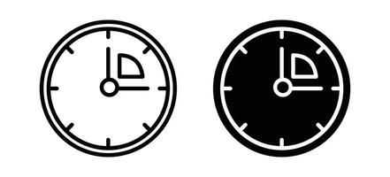 Time frame concept outline icon collection or set. Time frame concept Thin line art vector