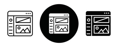 Wireframe outline icon collection or set. Wireframe Thin line art vector