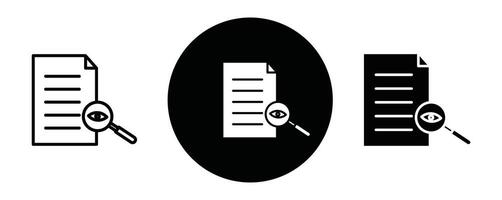 Watchlist outline icon collection or set. Watchlist Thin line art vector