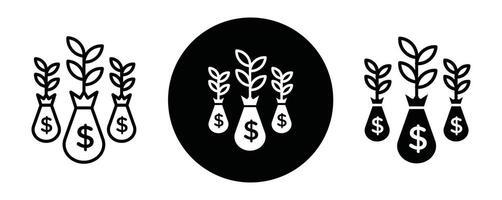 Yield outline icon collection or set. Yield Thin line art vector