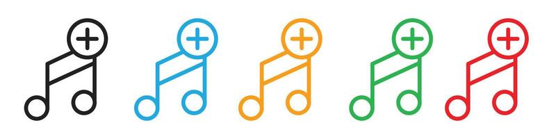 Downloadable Music File Icon for Personalized Playlists vector