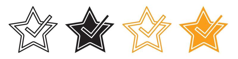 High-Quality Project Features Displayed in Star Rating Icons Indicating Premium Value vector