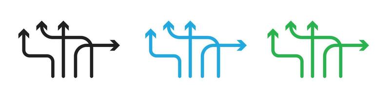 Icon Representing Nimble Reactions and Adaptive Strategies vector