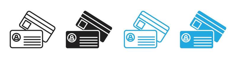 Personal documents icon representing file organization and record keeping, suitable for office management, personal records, and administrative tasks vector