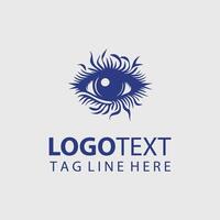 Eye Lashes Logo Illustrations vector