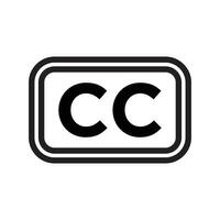 Closed Caption Emblem Emphasizing Inclusive Media Accessibility vector
