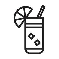 Lemonade Icon for Refreshing Beverages, Summer Drinks, and Citrus Flavors Graphics vector