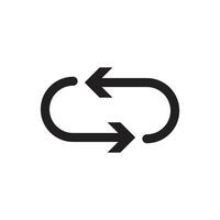 Refresh Button Icon Ideal for Digital Interfaces and User Experience vector