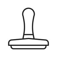 Official Seal Icon for Document Authentication, Office Certification, and Validation vector