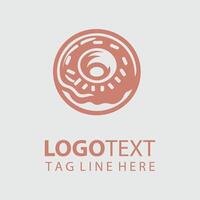 Donut Logo Illustrations vector