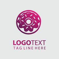 Donut Logo Illustrations vector