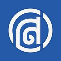 Abstract alphabet logo. Thai font sign and symbol use for business template design. illustration. vector