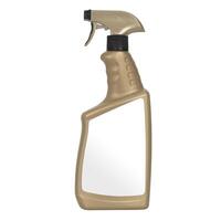 A spray bottle with a mirror on the side. Blank label photo