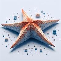 Low Polygon Style Illustrations of Various Animals on a White Background - Modern and Colorful Geometric Art photo