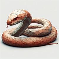 Low Polygon Style Illustrations of Various Animals on a White Background - Modern and Colorful Geometric Art photo
