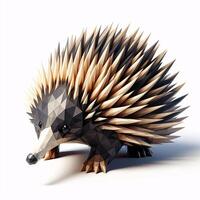 Low Polygon Style Illustrations of Various Animals on a White Background - Modern and Colorful Geometric Art photo