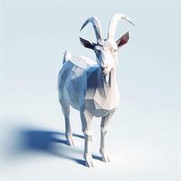 Low Polygon Style Illustrations of Various Animals on a White Background - Modern and Colorful Geometric Art photo