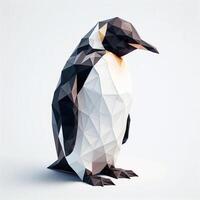Low Polygon Style Illustrations of Various Animals on a White Background - Modern and Colorful Geometric Art photo