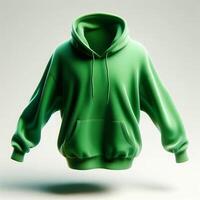 High-quality floating blank hoodies in various colors, perfect for mockups, presentations, and marketing materials photo