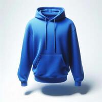 High-quality floating blank hoodies in various colors, perfect for mockups, presentations, and marketing materials photo