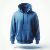 High-quality floating blank hoodies in various colors, perfect for mockups, presentations, and marketing materials photo