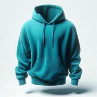 High-quality floating blank hoodies in various colors, perfect for mockups, presentations, and marketing materials photo