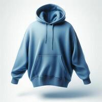 High-quality floating blank hoodies in various colors, perfect for mockups, presentations, and marketing materials photo