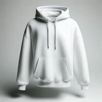High-quality floating blank hoodies in various colors, perfect for mockups, presentations, and marketing materials photo